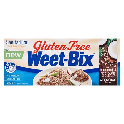 Sanitarium Weetbix GF Coconut & Cinnamon 400g