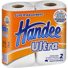 Handee Ultra Paper Towel 2pk