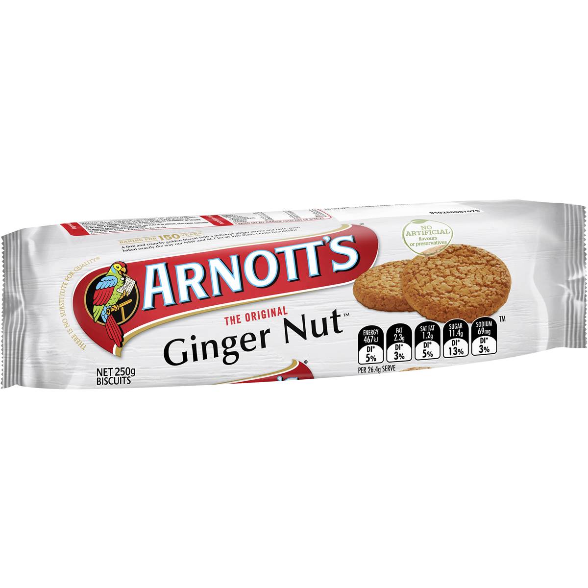 Arnotts Ginger Nut Biscuits 250g