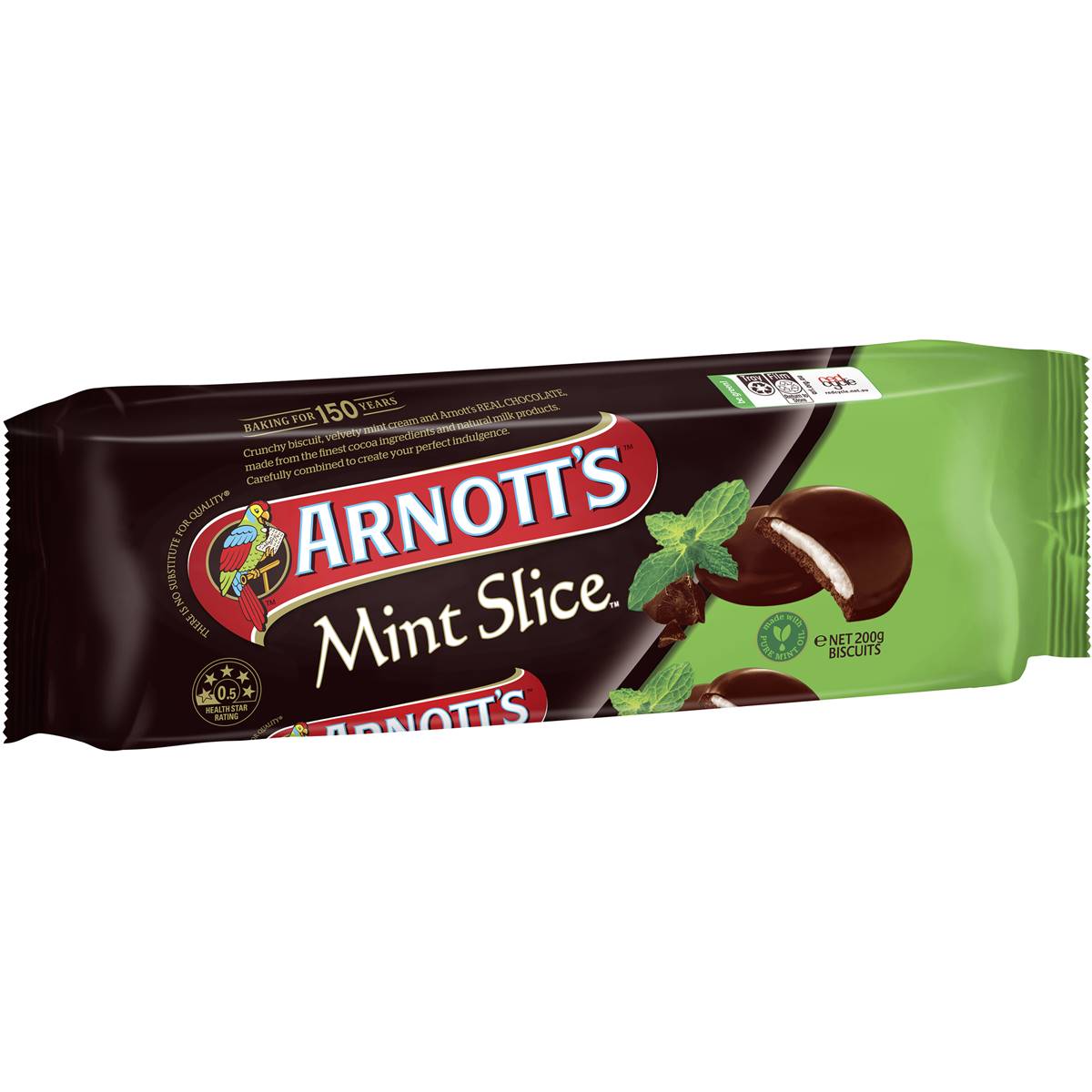 Arnotts Mint Slice 200g