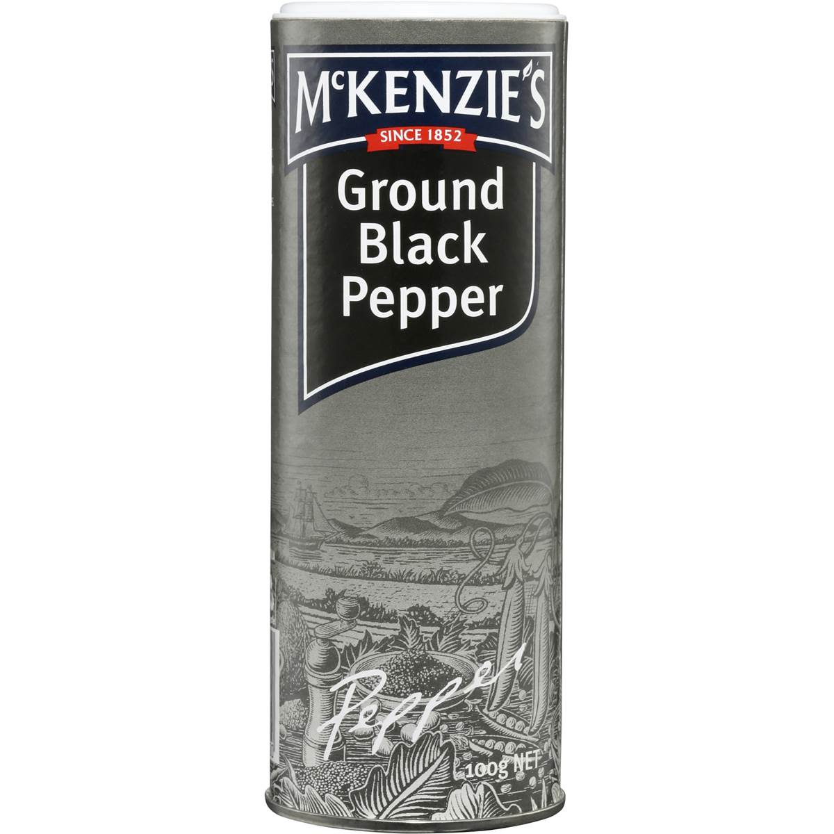 McKenzies Pepper Ground Black 100g