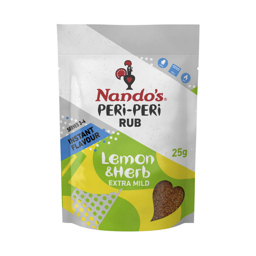 Nandos Peri Peri Rub Lemon & Herb Extra Mild 25g