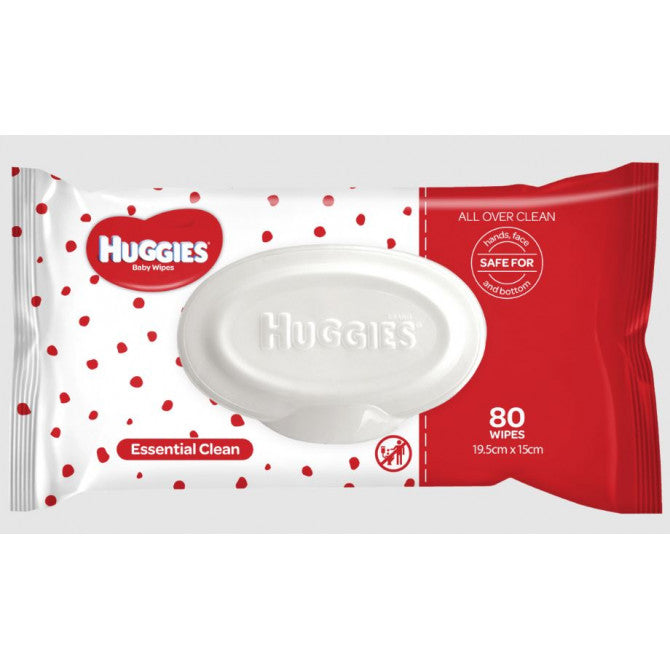 Huggies Essentials Baby Wipes 80pk