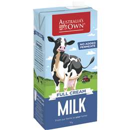 Australia's Own Full Cream Milk 1L