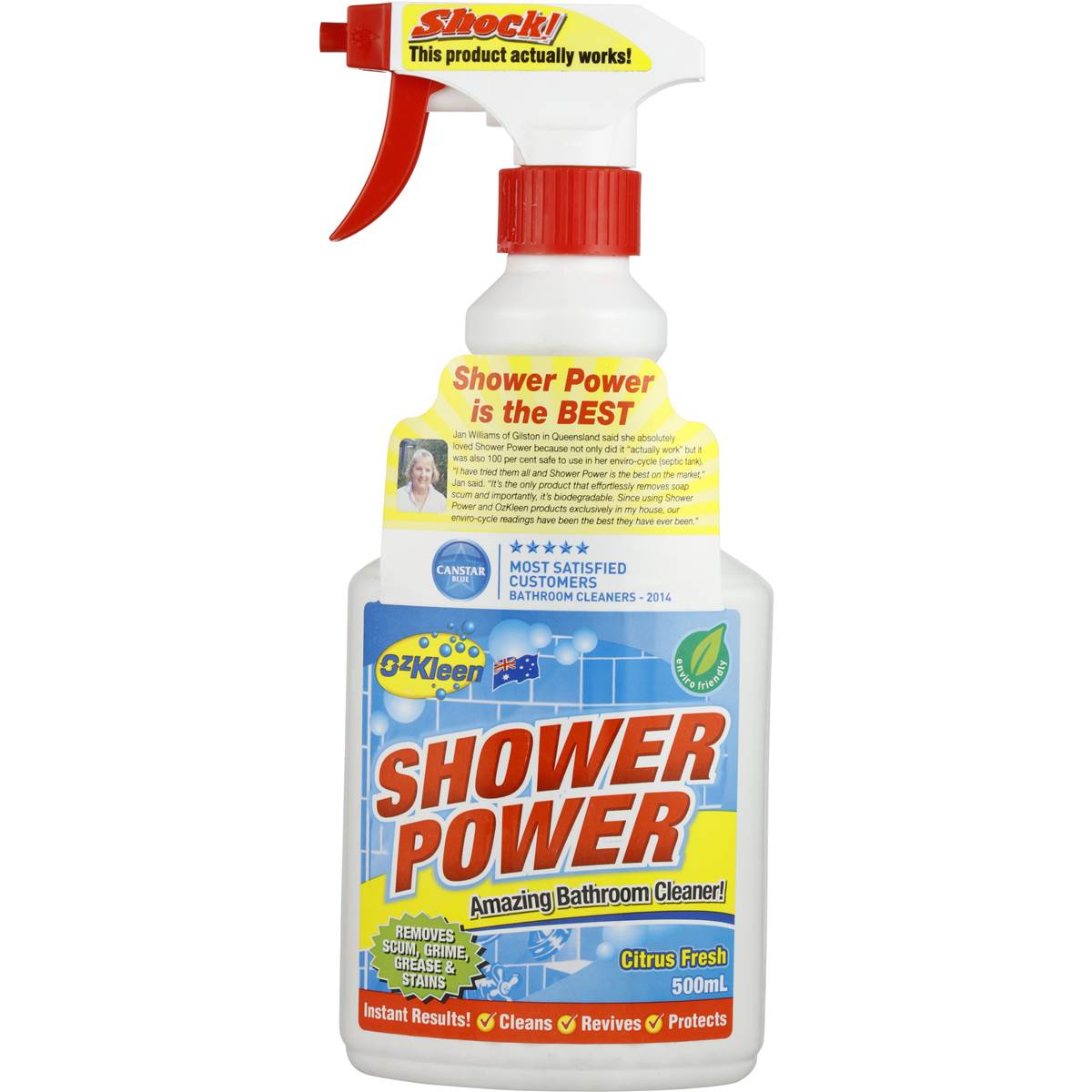 Oz Kleen Shower Power 500ml