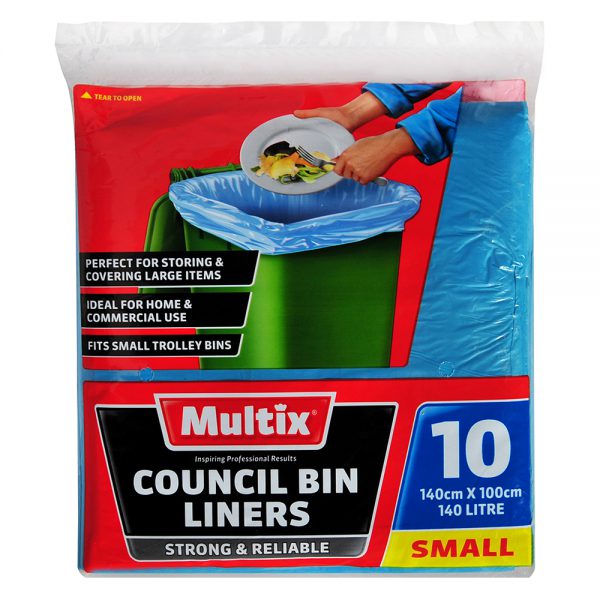 Multix Council Bin Liners 140l 10pkt