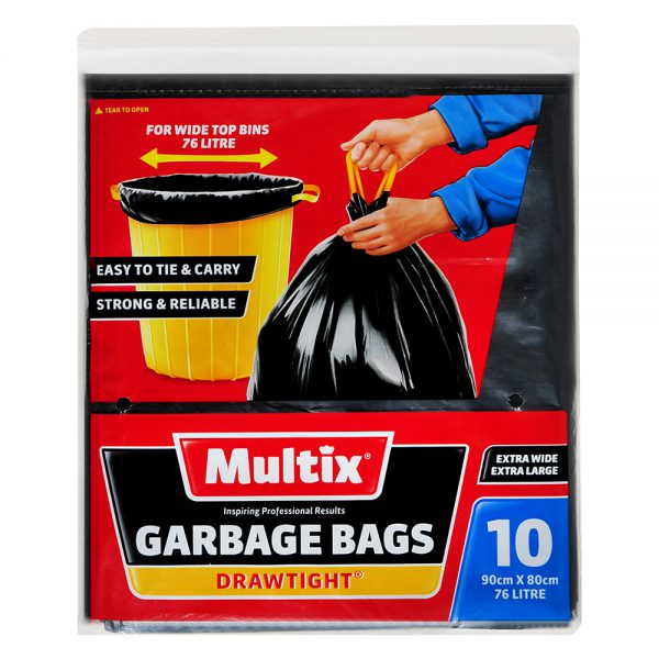 Multix Garbage Bags 75L 10pk