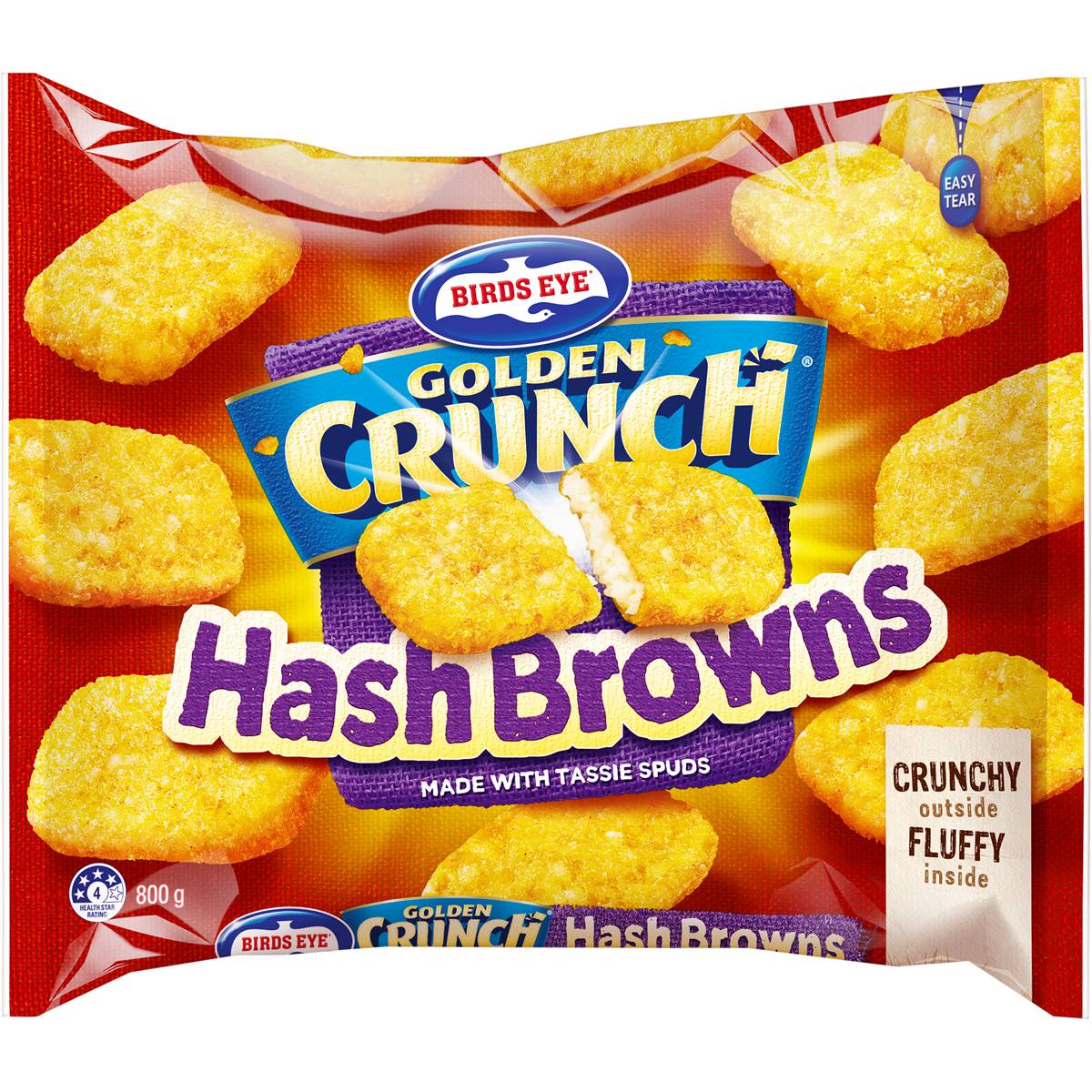 Birds Eye Golden Crunch Hash Browns 800g