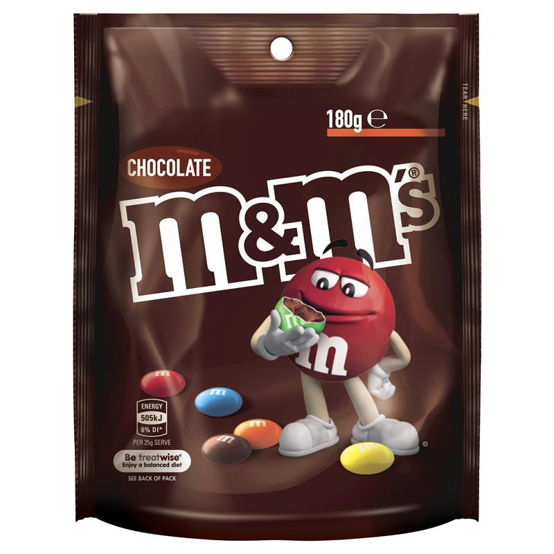 M&Ms Mars Medium Milk Choc 180g