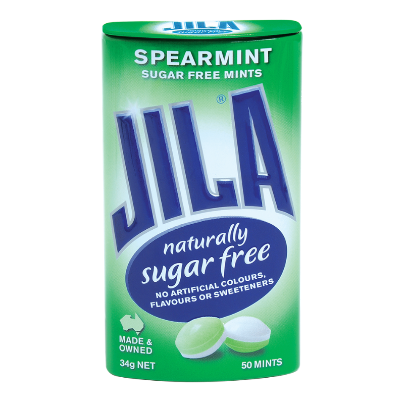 Jila Sugar Free Mints Spearmint 34g