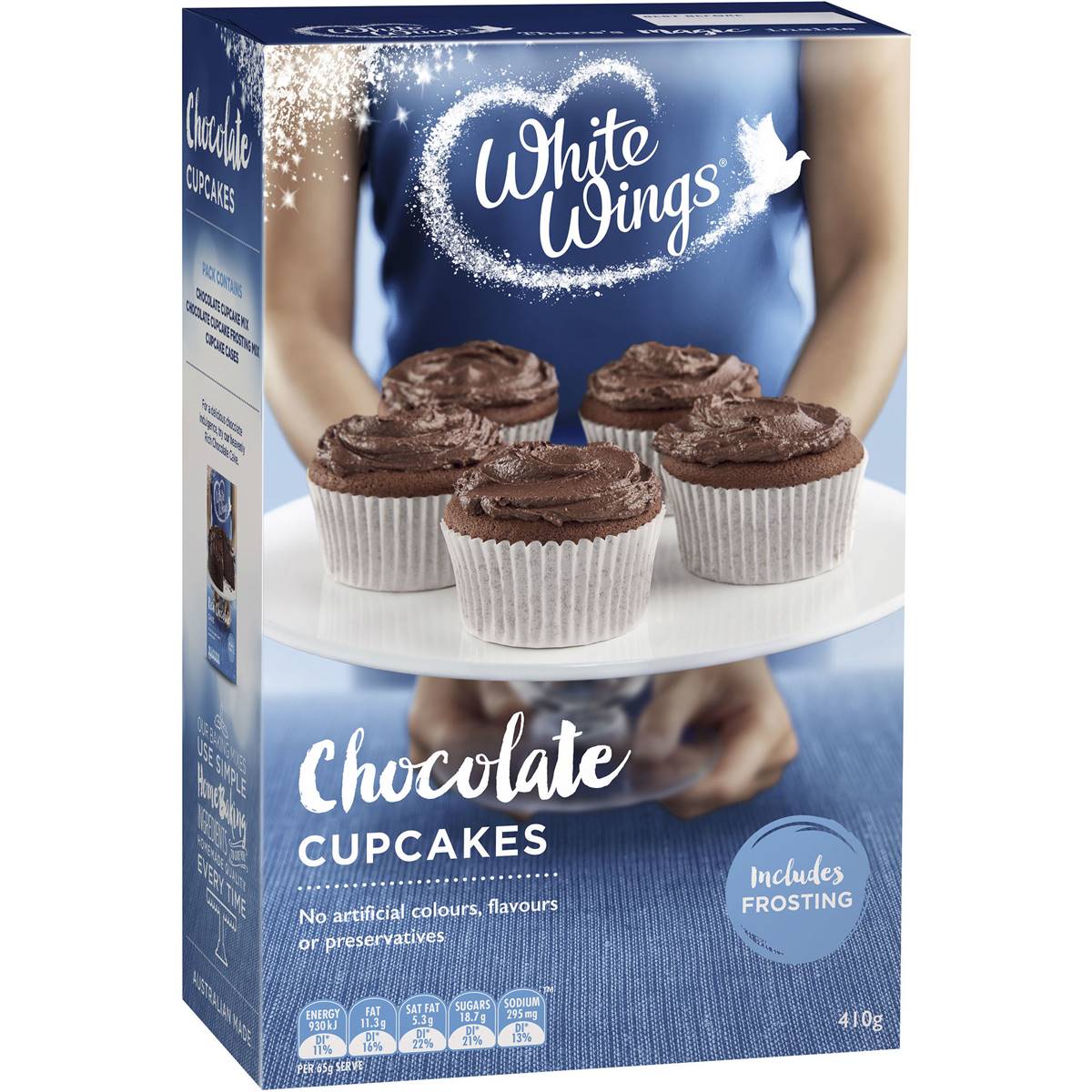 White Wings Chocolate Cupcake Mix 410g