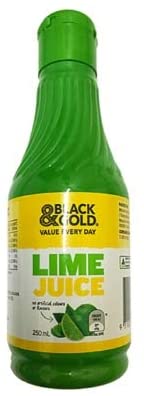 Black & Gold Lime Juice 250ml