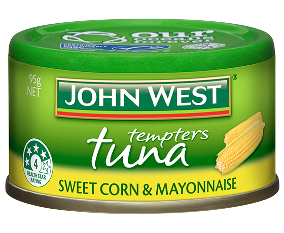 John West Tuna Sweet Corn & Mayonnaise 95g