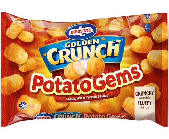 Birds Eye Golden Crunch Potato Gems 900g