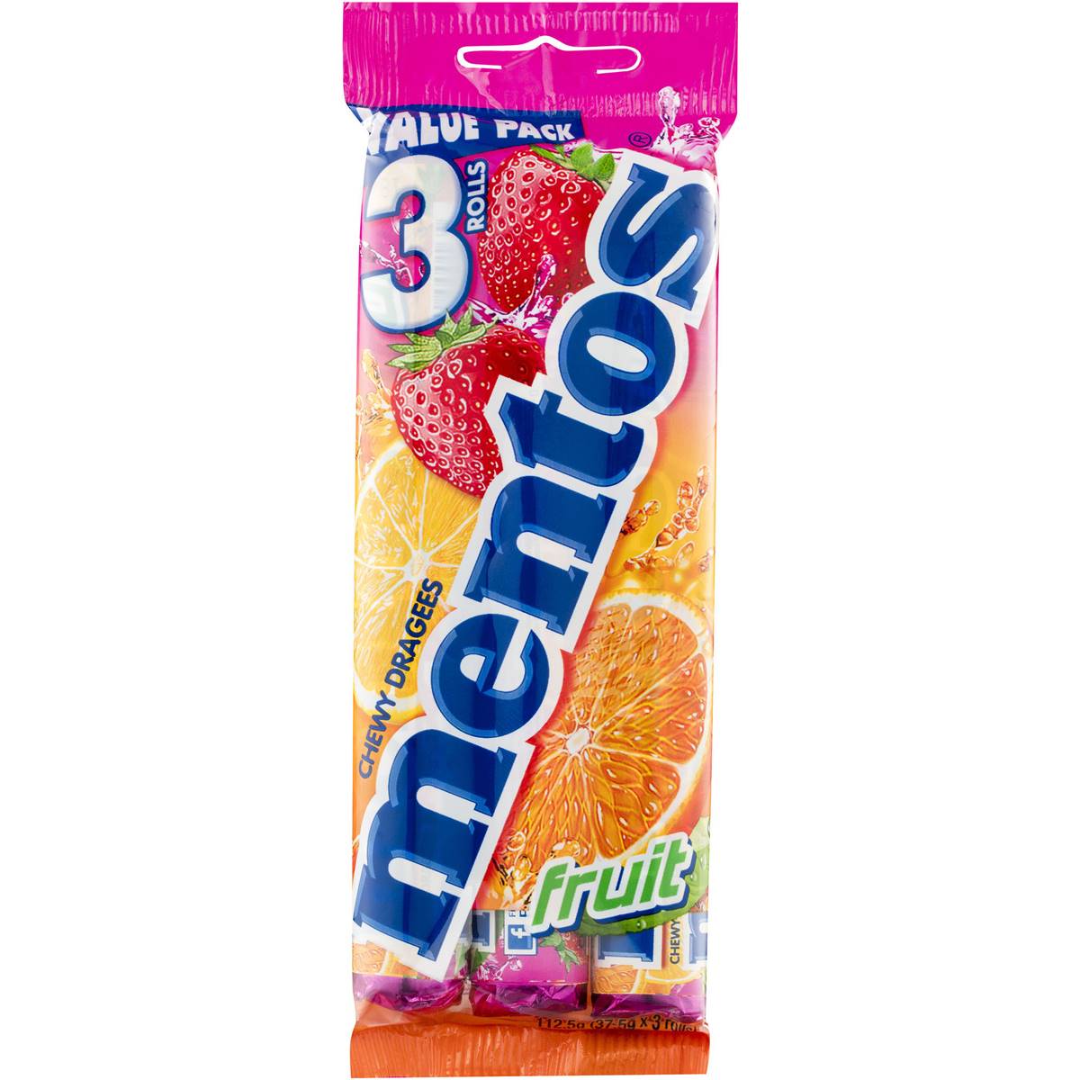 Mentos Fruit 3pk