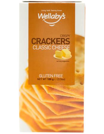 Wellaby's Classic Cheese Crackers 100g