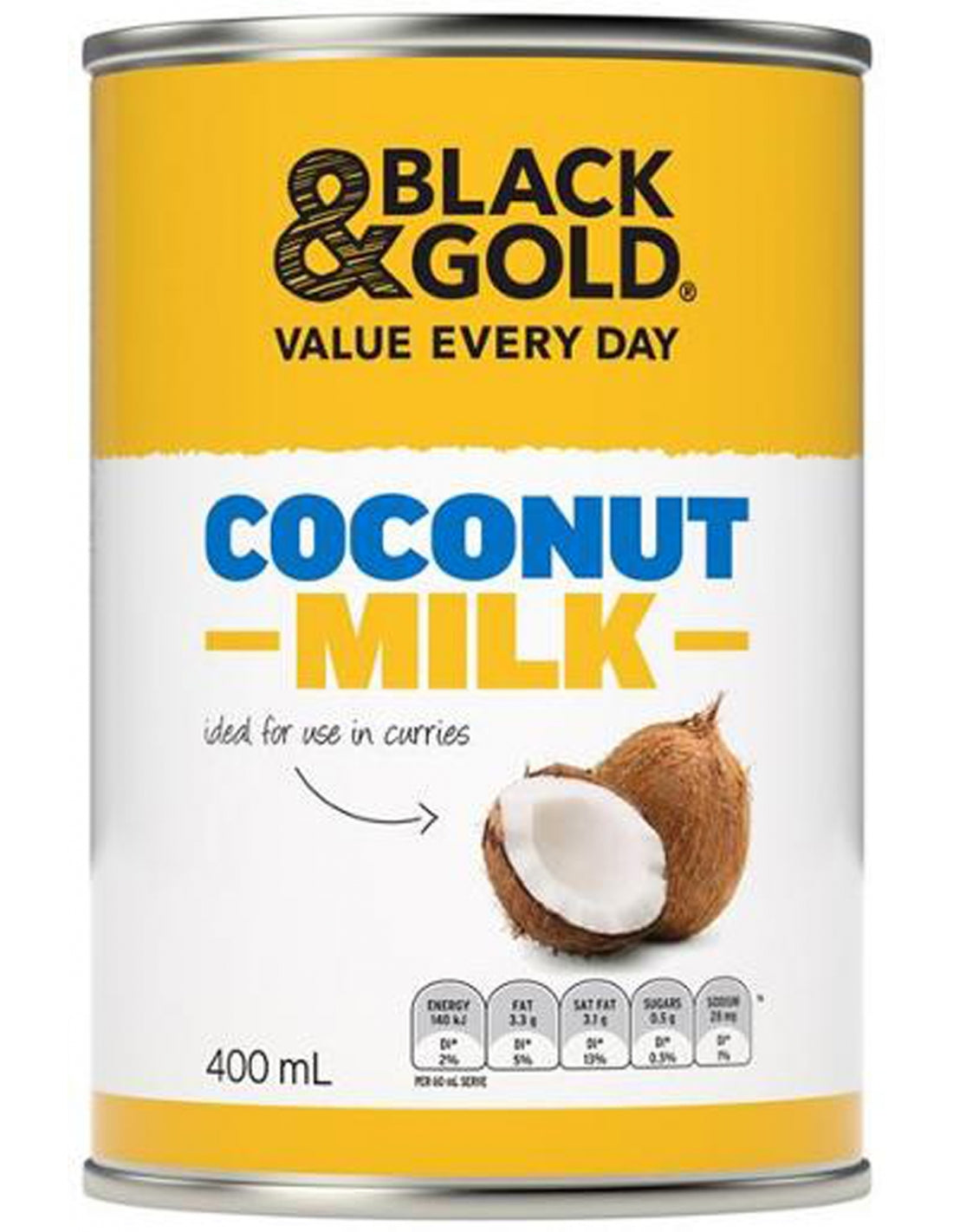 Black & Gold Coconut Milk 400ml