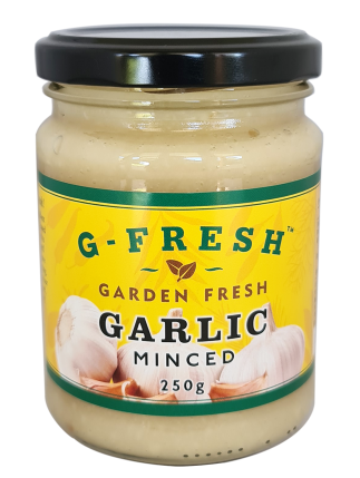 G Fresh Glass Garlic Minced Paste 250g