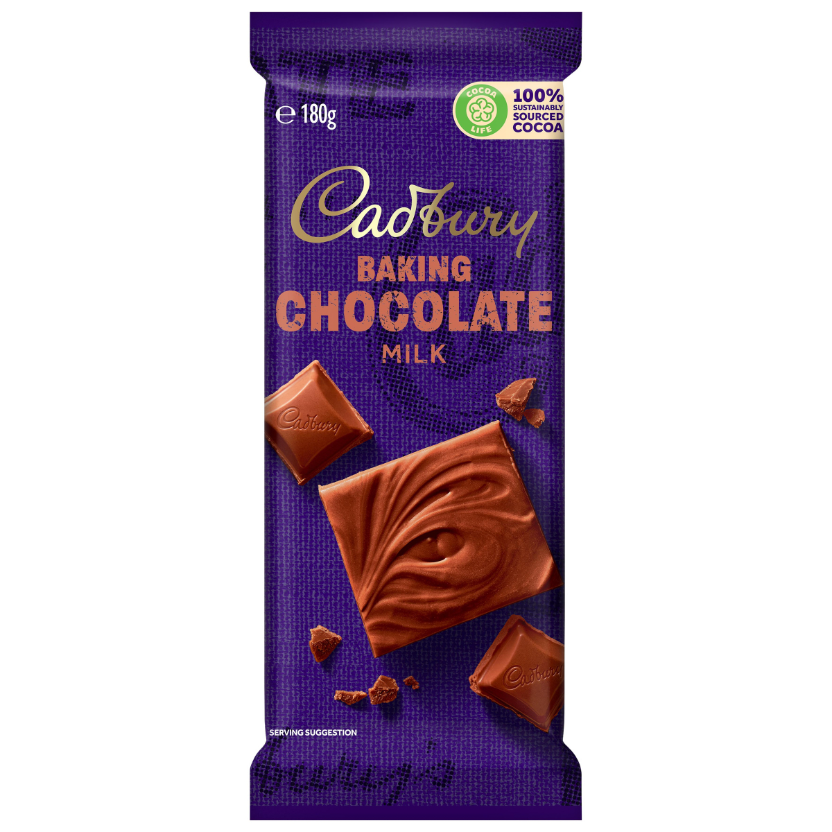 Cadbury Baking Chocolate Milk Chocolate 180g