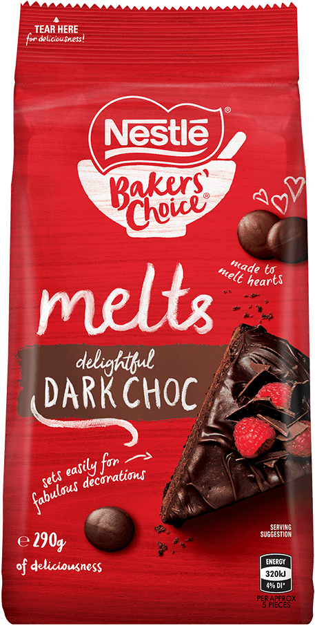 Nestle Choc Melts Dark 290g