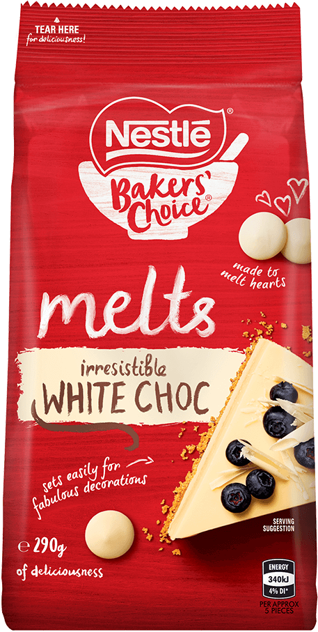 Nestle Choc Melts White 290g