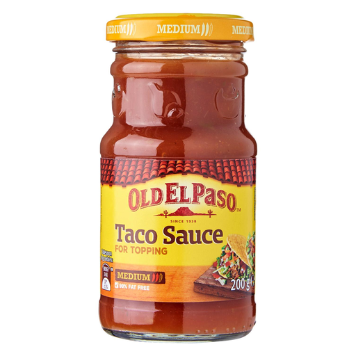 Old El Paso Taco Sauce for Topping Medium 200g