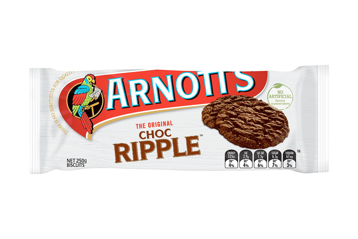 Arnotts Choc Ripple 250g