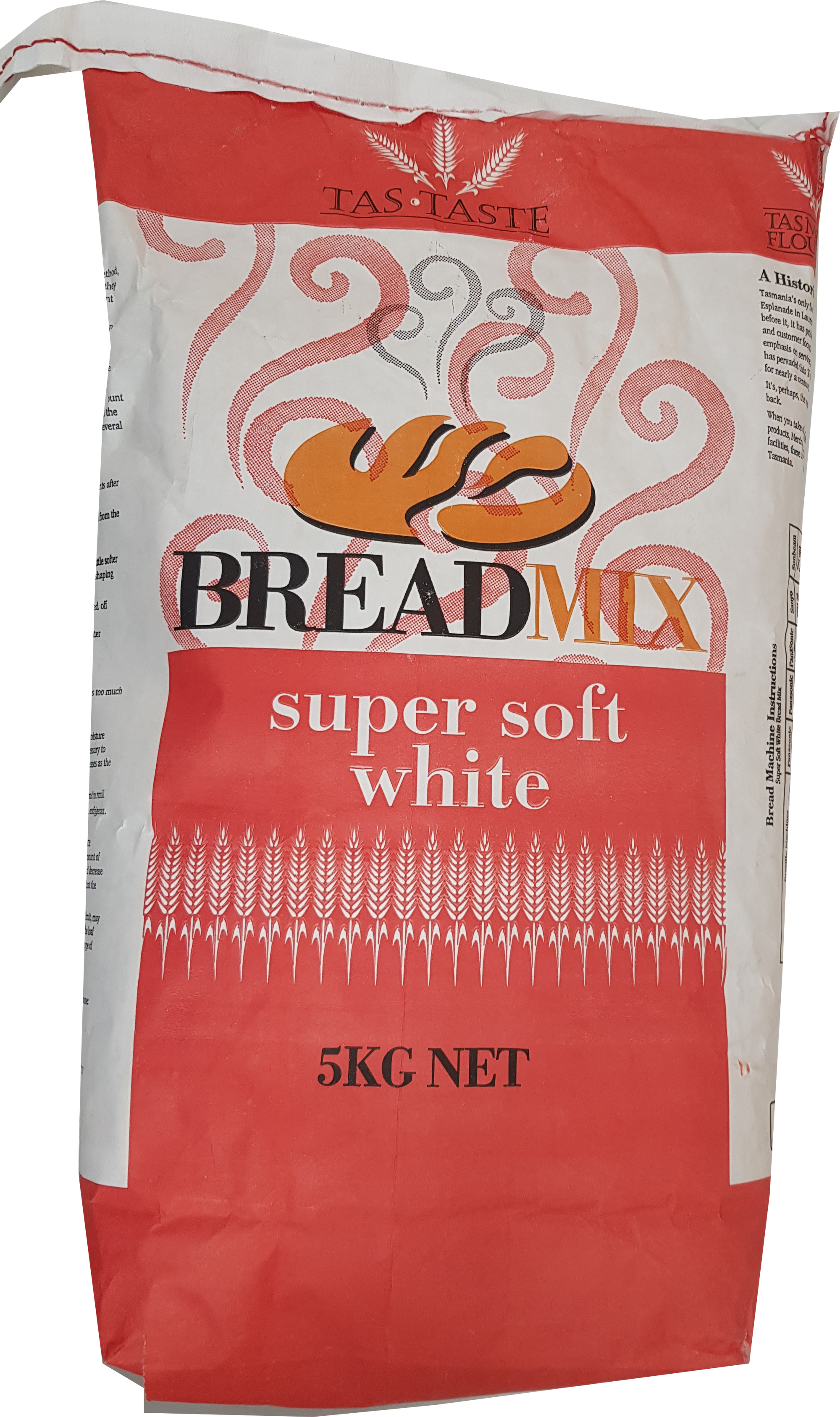 Tas Taste Bread Mix Super Soft White 5kg