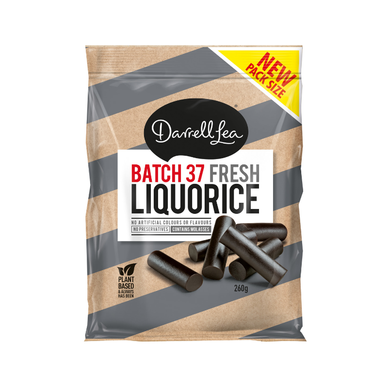 Darrell Lea Confectionery Batch 37 Fresh Liquorice 260g