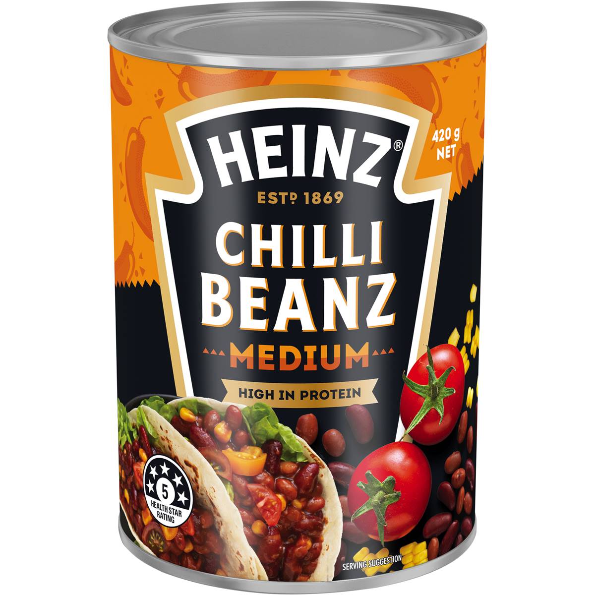 Heinz Chilli Beanz Medium 420g