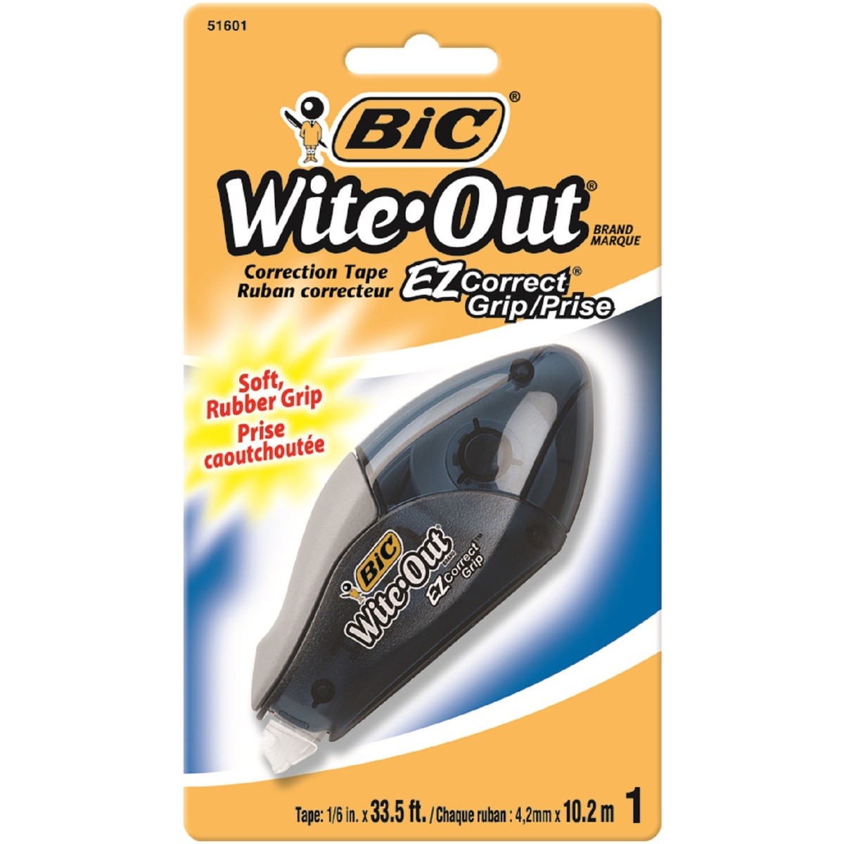 BIC White Out Correction Tape 1pk