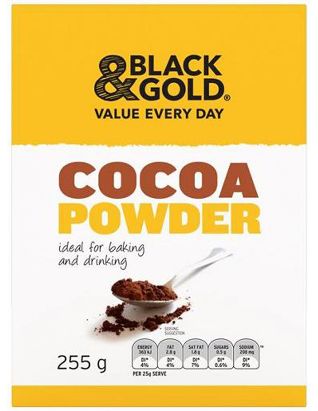 Black & Gold Cocoa Powder 255g