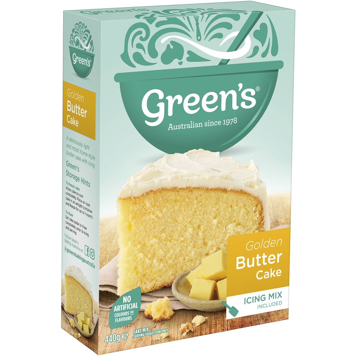 Greens Golden Butter Cake Mix 440g