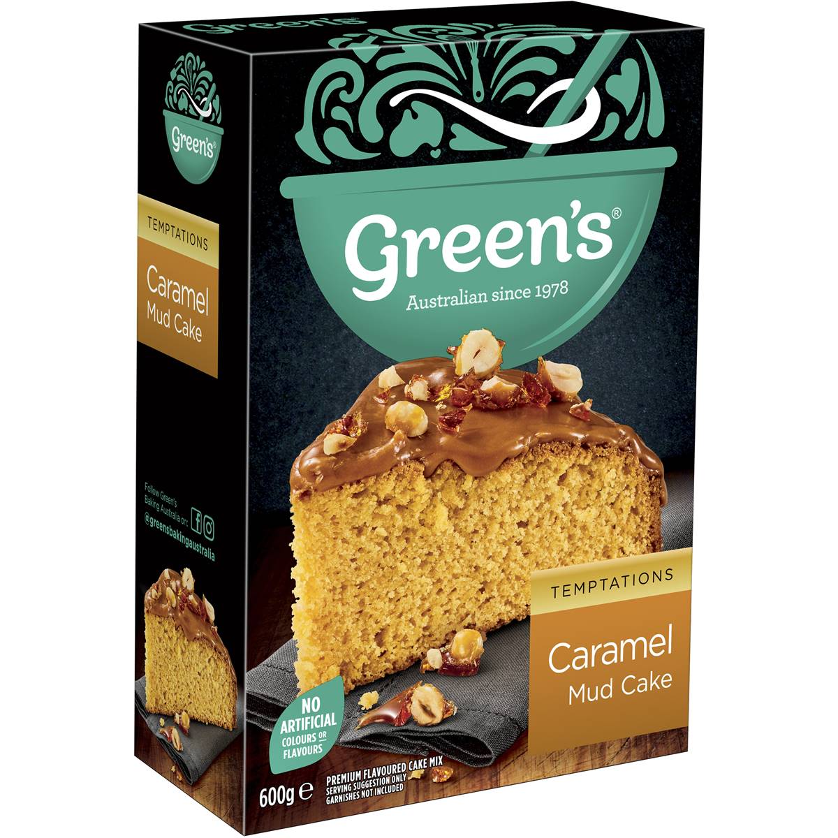 Greens Caramel Mud Cake 600g