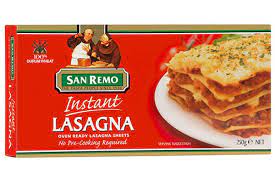 San Remo Large Instant Lasagne 250g