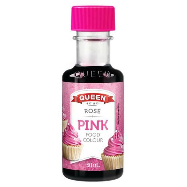 Queen Rose Pink Food Colouring 50ml