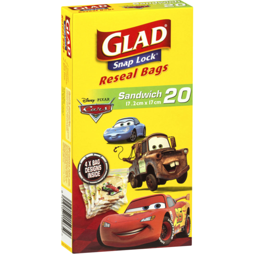 Glad Snaplock Sandwich Bag Boys 20pk