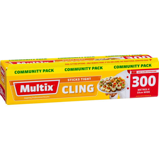 Multix Cling Wrap 300m x 33cm