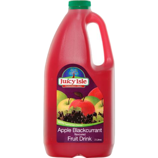 Juicy Isle Fruit Drink Apple Blackcurrant 2L