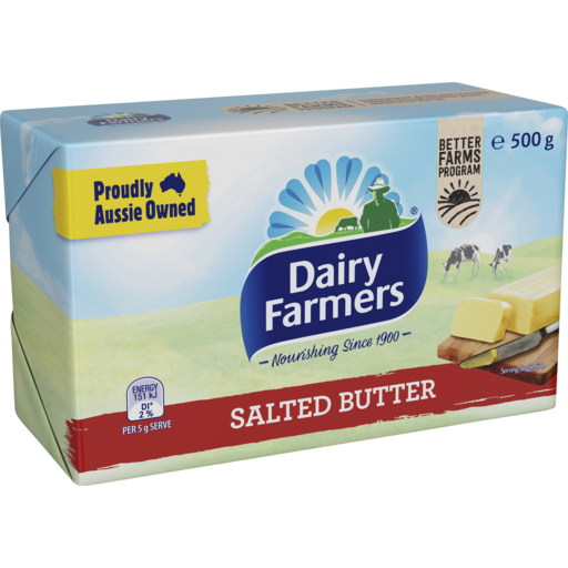 Dairy Farmers Butter Salted 500g