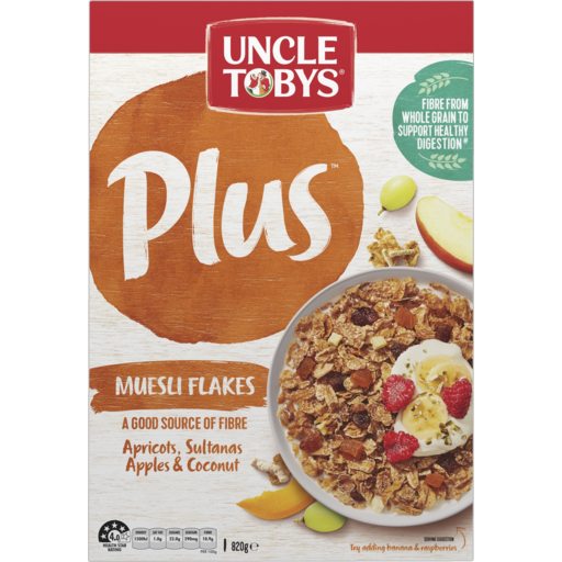 Uncle Tobys Muesli Flakes Apricot Sultana Apple & Coconut 705g