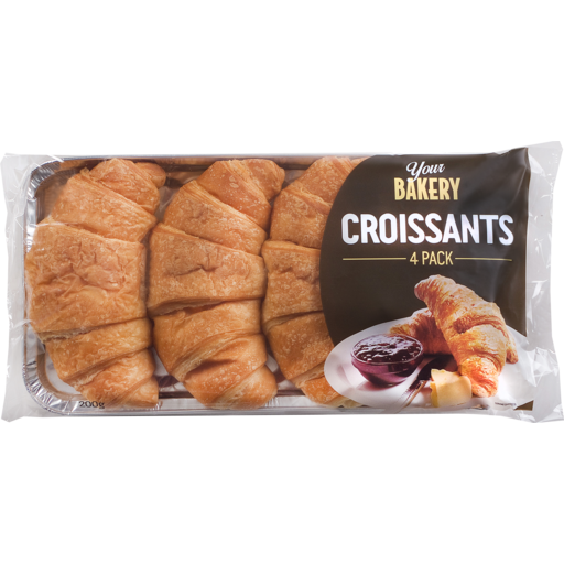 Your Bakery Croissants 200g 4pk