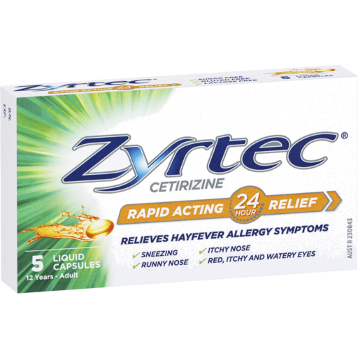 Zyrtec Antihistamine Tablets 5pk