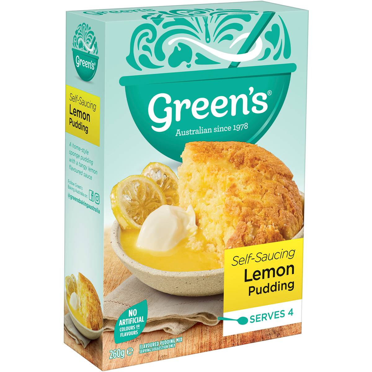 Greens Self Saucing Pudding Lemon 260g