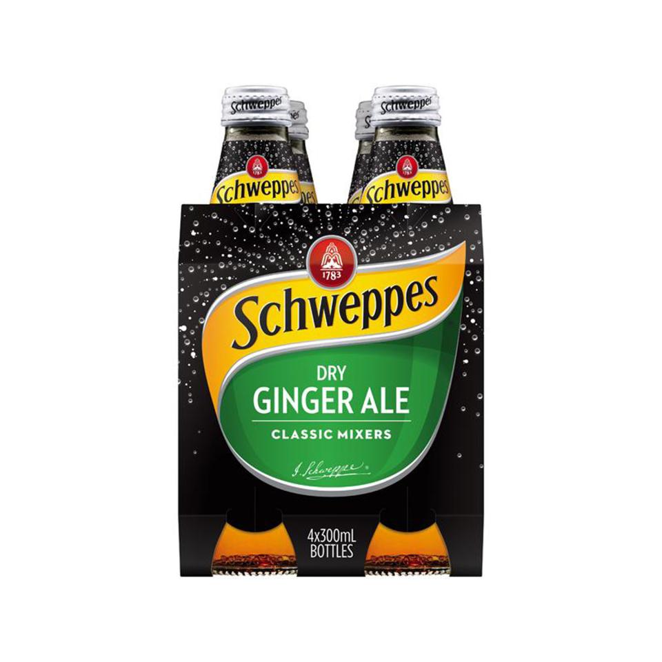 Schweppes Dry Ginger Ale 300ml 4pk