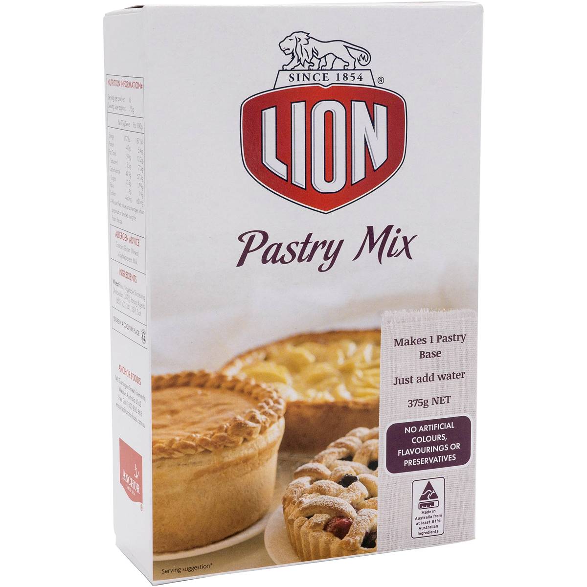 Lion Pastry Mix 375g