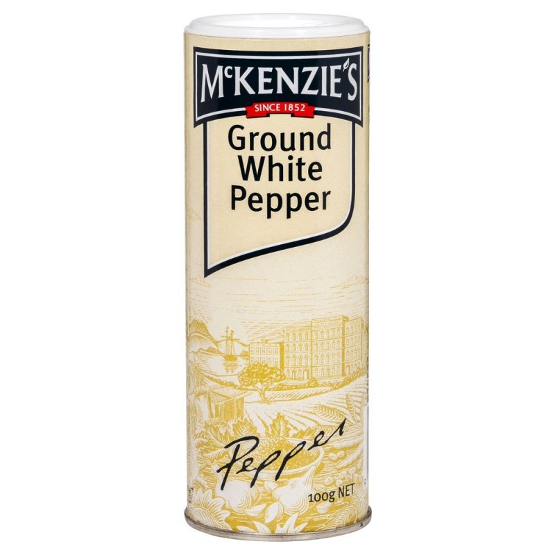 McKenzies Pepper Ground White 100g