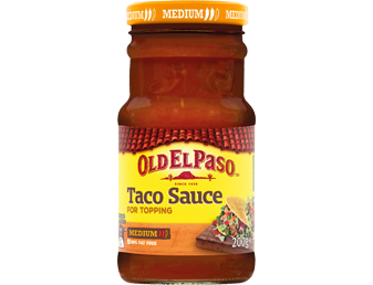 Old El Paso Taco Sauce for Topping Medium 200g