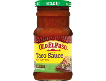 Old El Paso Taco Sauce for Topping Mild 200g