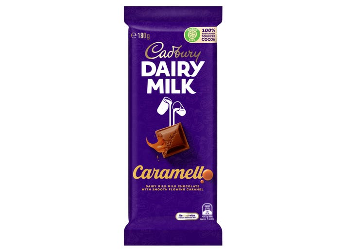 Cadbury Chocolate Block Caramello 180g